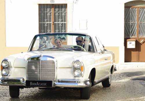 Mercedes-Benz vintage and classic car hire for wedding transport